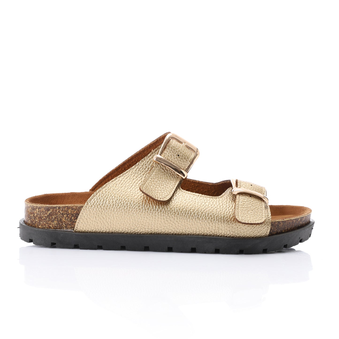 Gold Birko Sandal