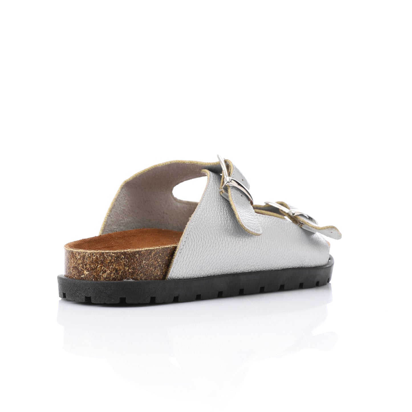 Silver Birko Sandal
