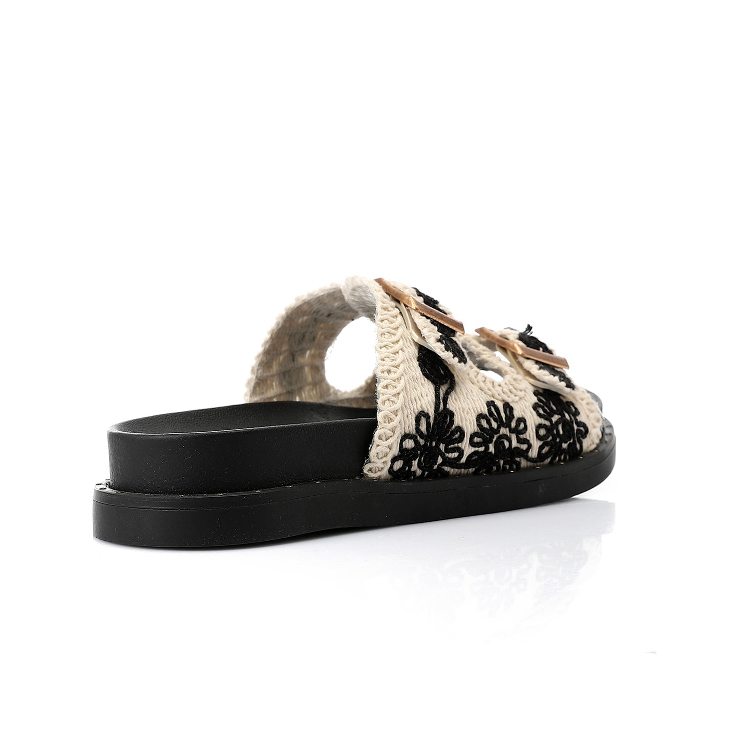 Wide Fit Fallon crochet sandals