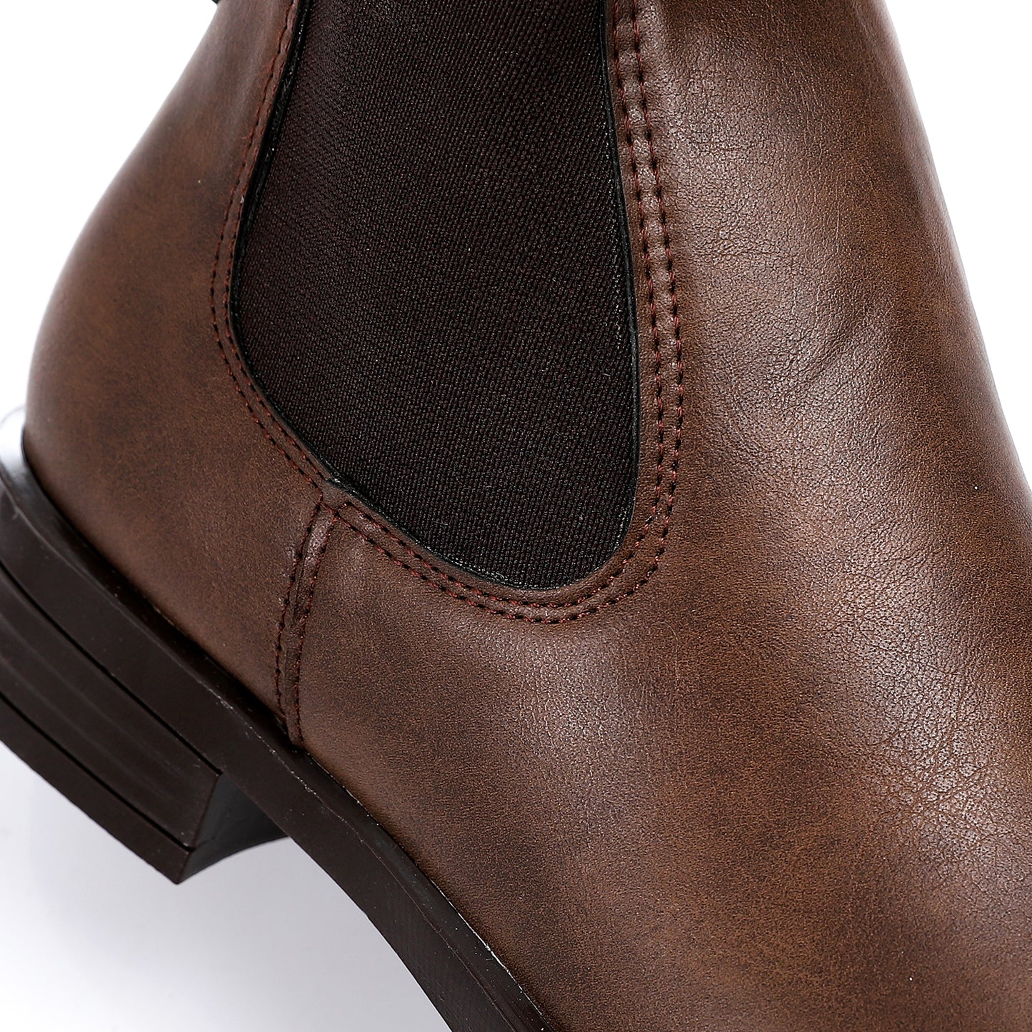 SEQWL square toe block heel ankle boots