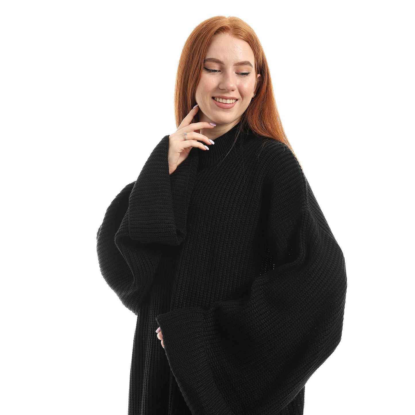 Oversized Neck Maxi Dress