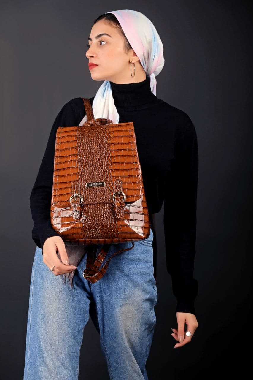 ST Signature Leather Backpack