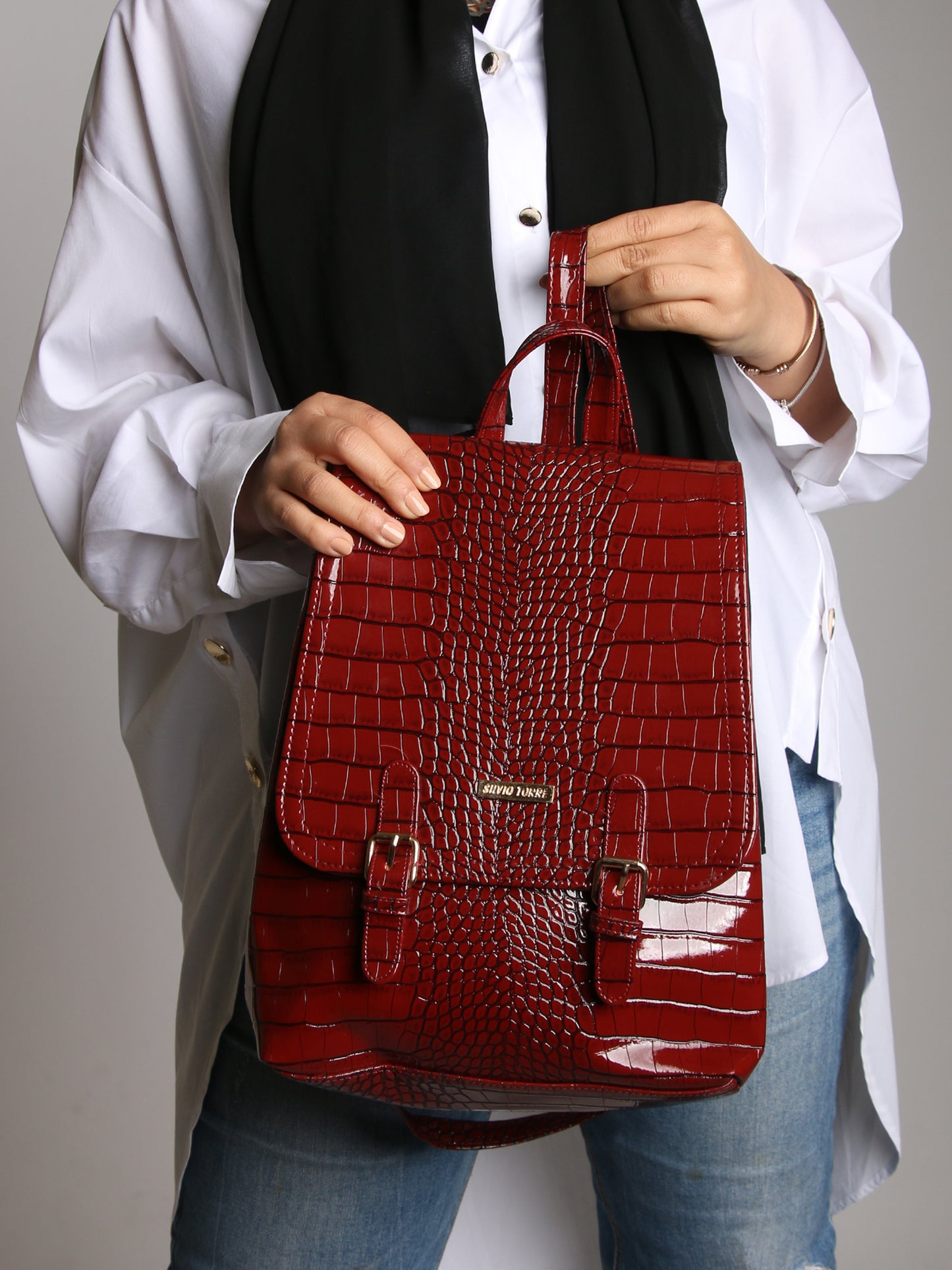 ST Signature Leather Backpack