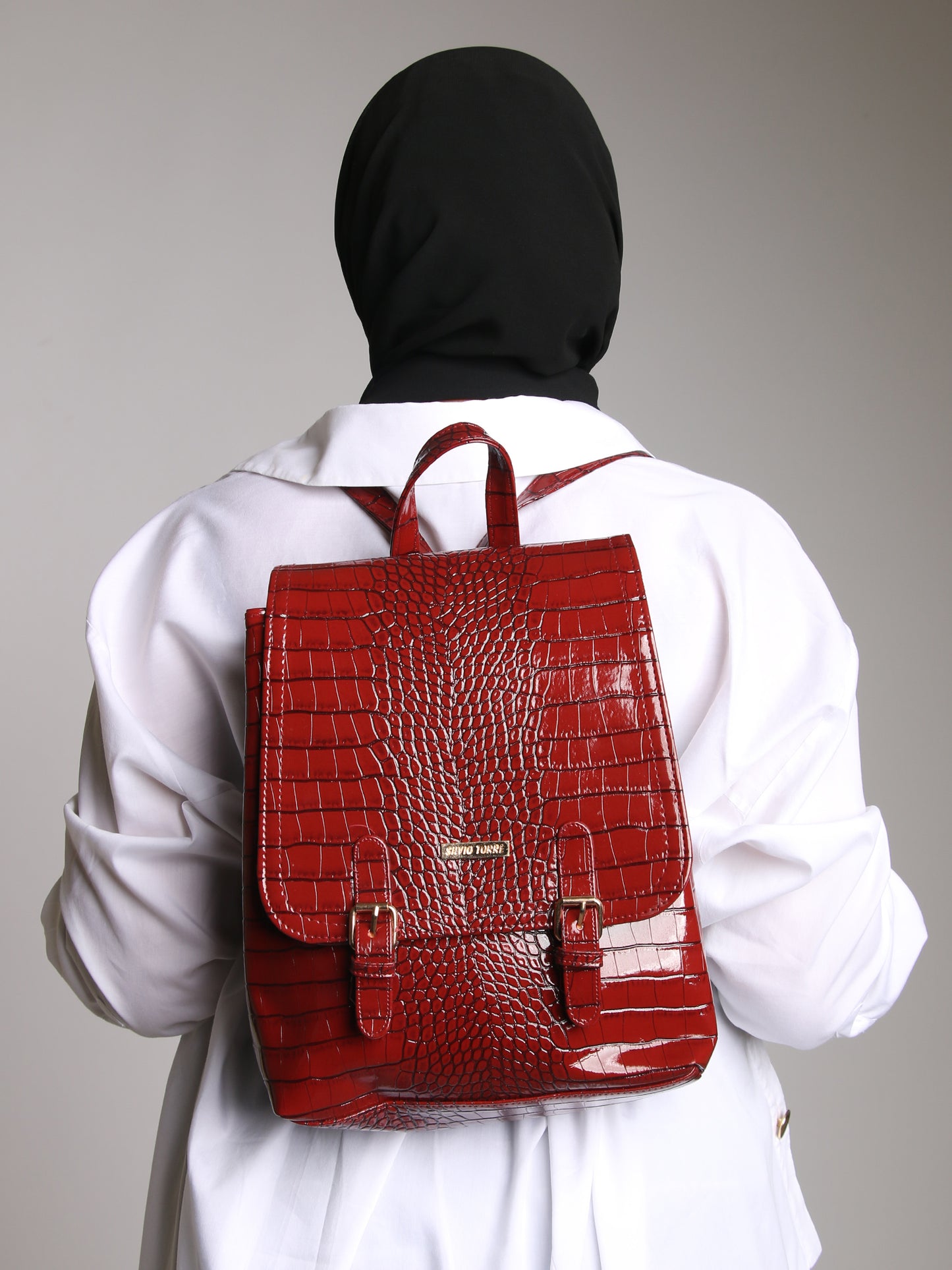 ST Signature Leather Backpack