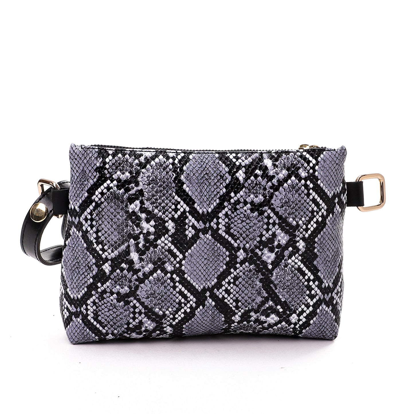ST Leather Waist And Cross Bag