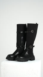 Belted Sock Boot
