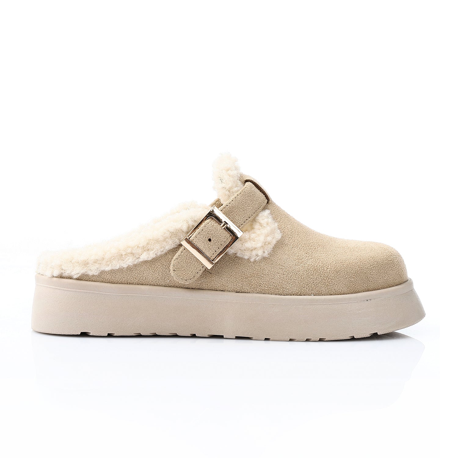 Glamorous Teddy Mules