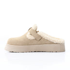 Glamorous Teddy Mules
