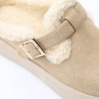 Glamorous Teddy Mules