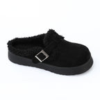 Glamorous Teddy Mules