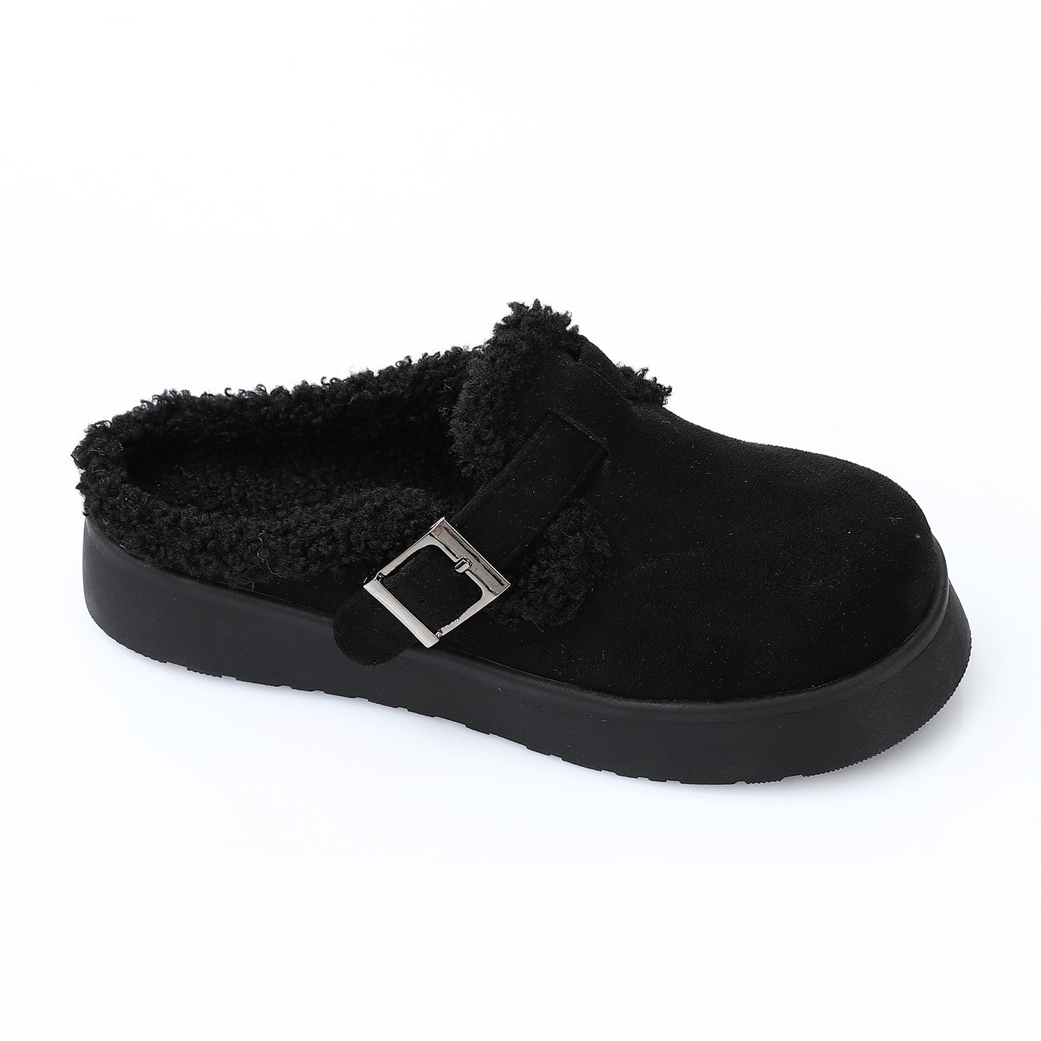 Glamorous Teddy Mules