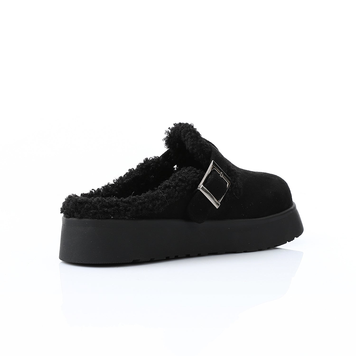 Glamorous Teddy Mules