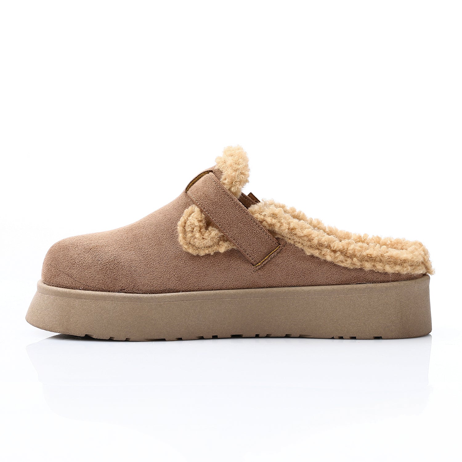 Glamorous Teddy Mules