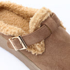 Glamorous Teddy Mules