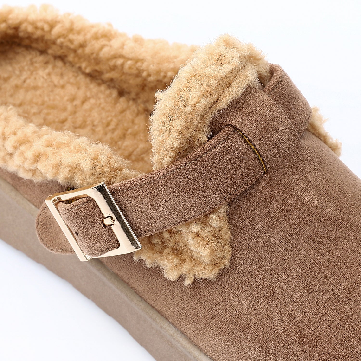 Glamorous Teddy Mules