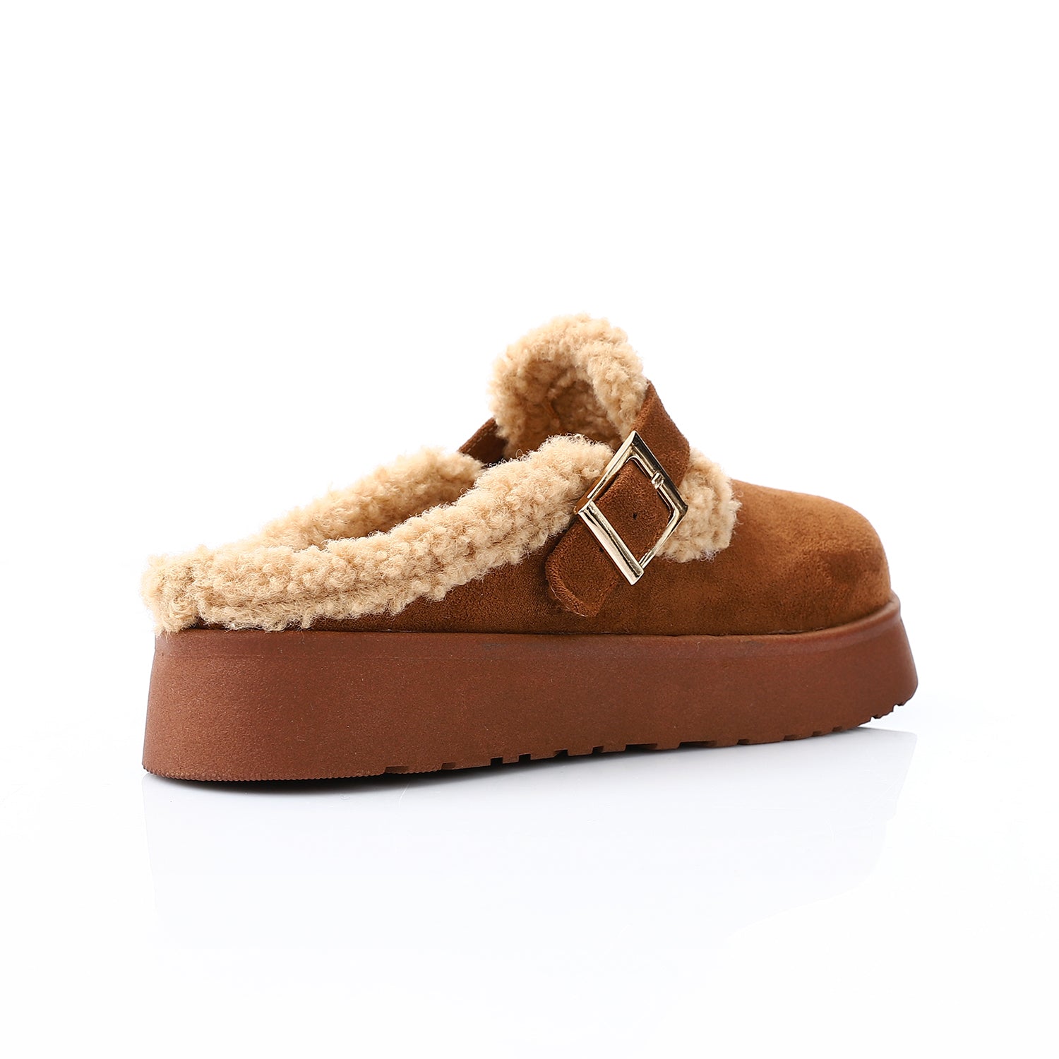 Glamorous Teddy Mules