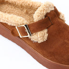 Glamorous Teddy Mules