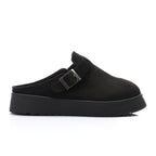 ONLY faux suede teddy lined clogs