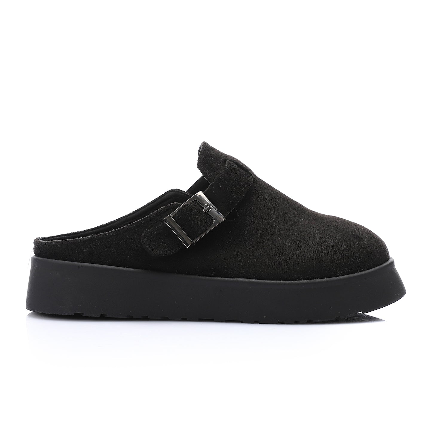 ONLY faux suede teddy lined clogs