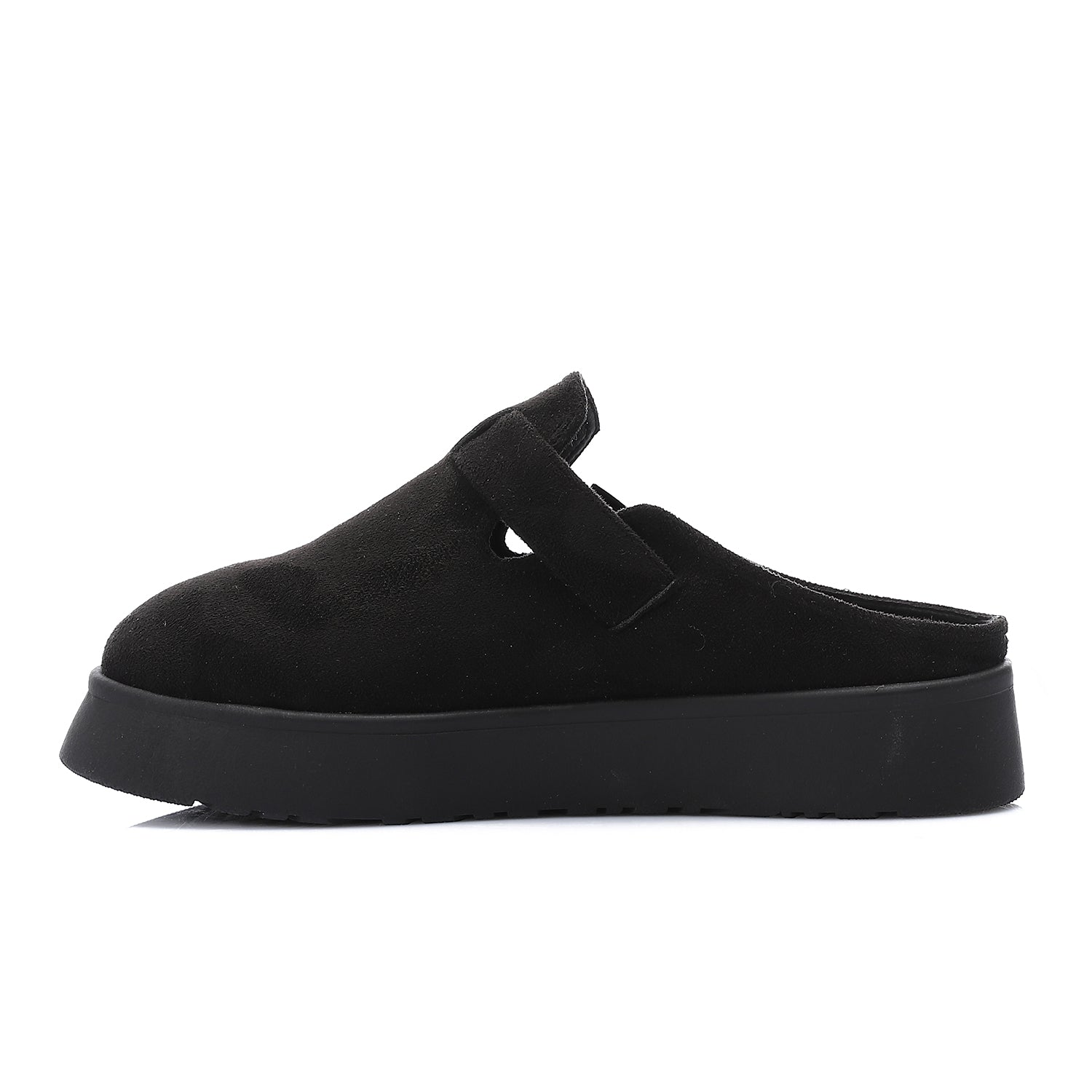 ONLY faux suede teddy lined clogs