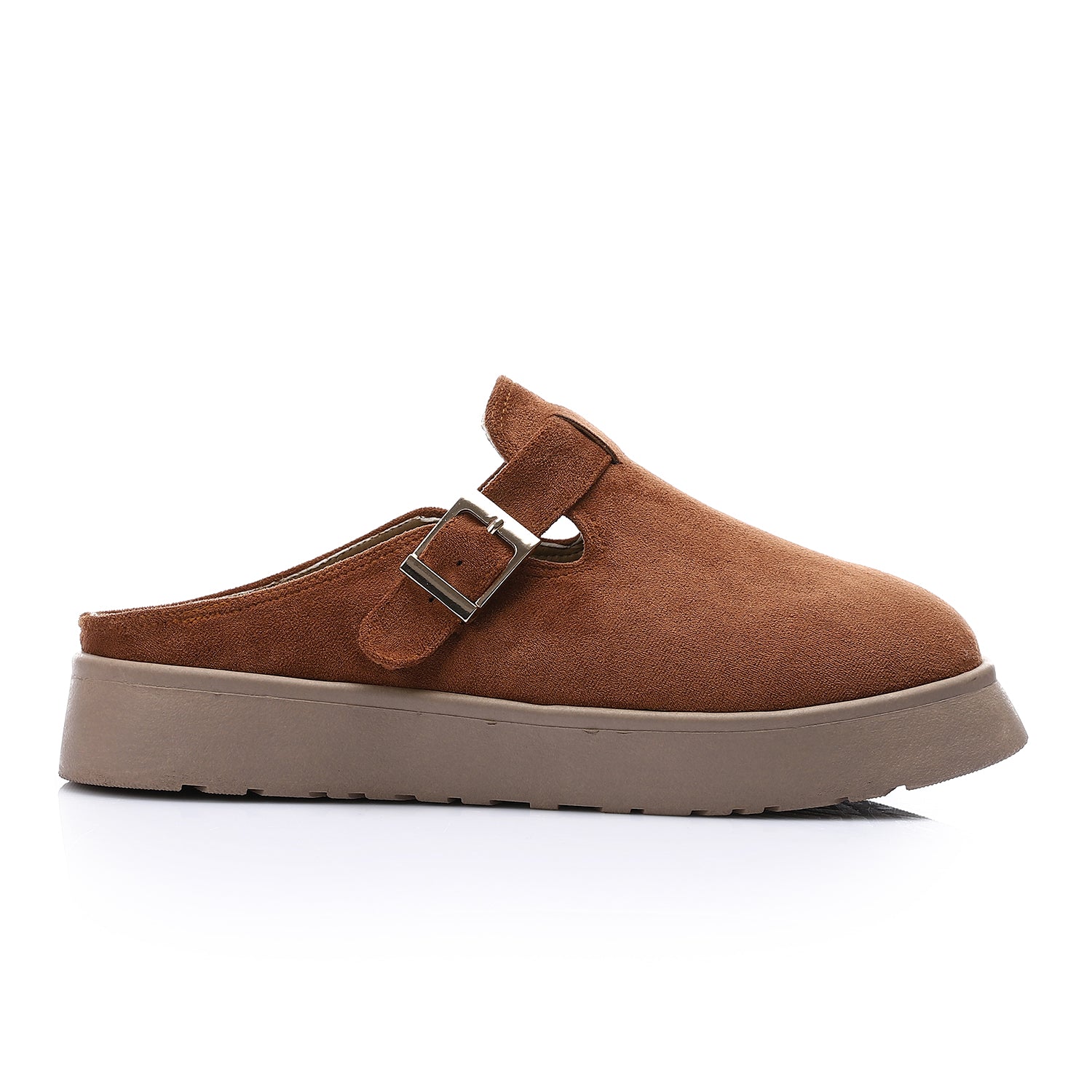 ONLY faux suede teddy lined clogs