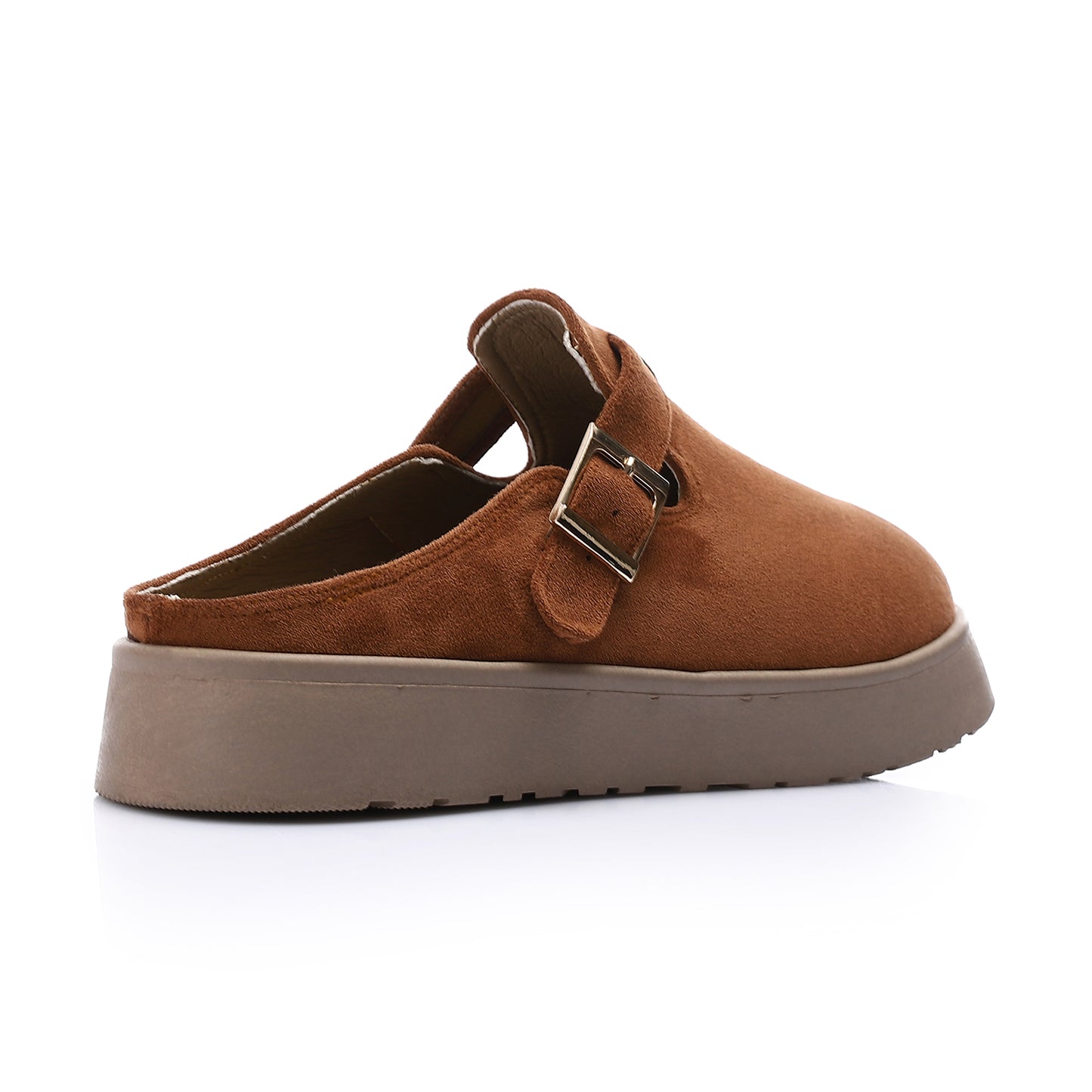 ONLY faux suede teddy lined clogs