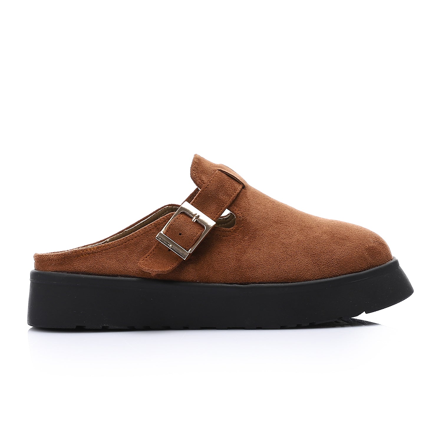 ONLY faux suede teddy lined clogs