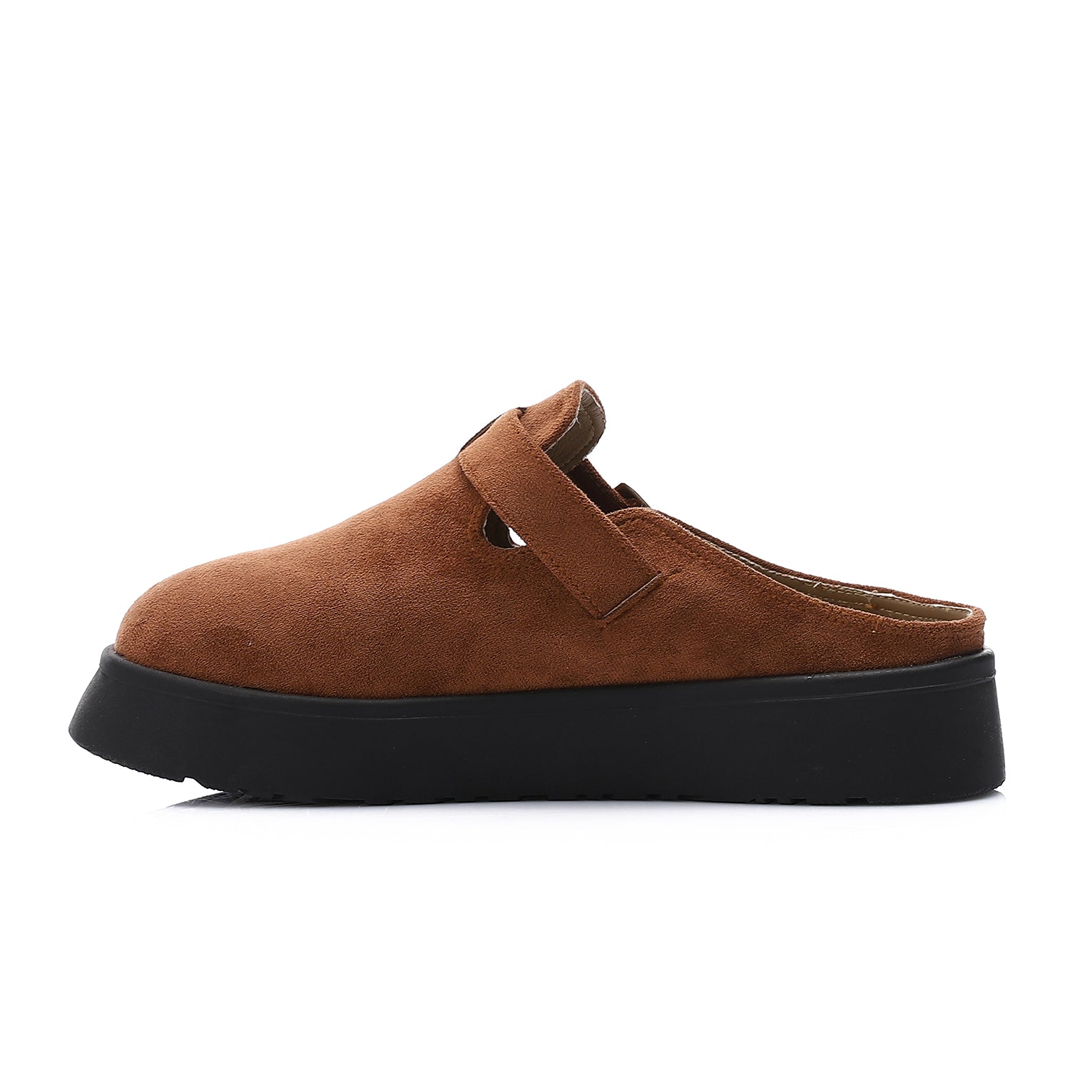 ONLY faux suede teddy lined clogs