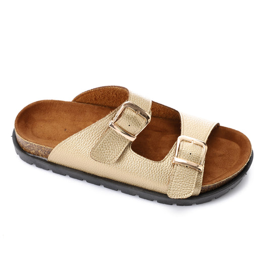 Gold Birko Sandal