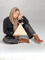 Triangle trendy essential hand bag