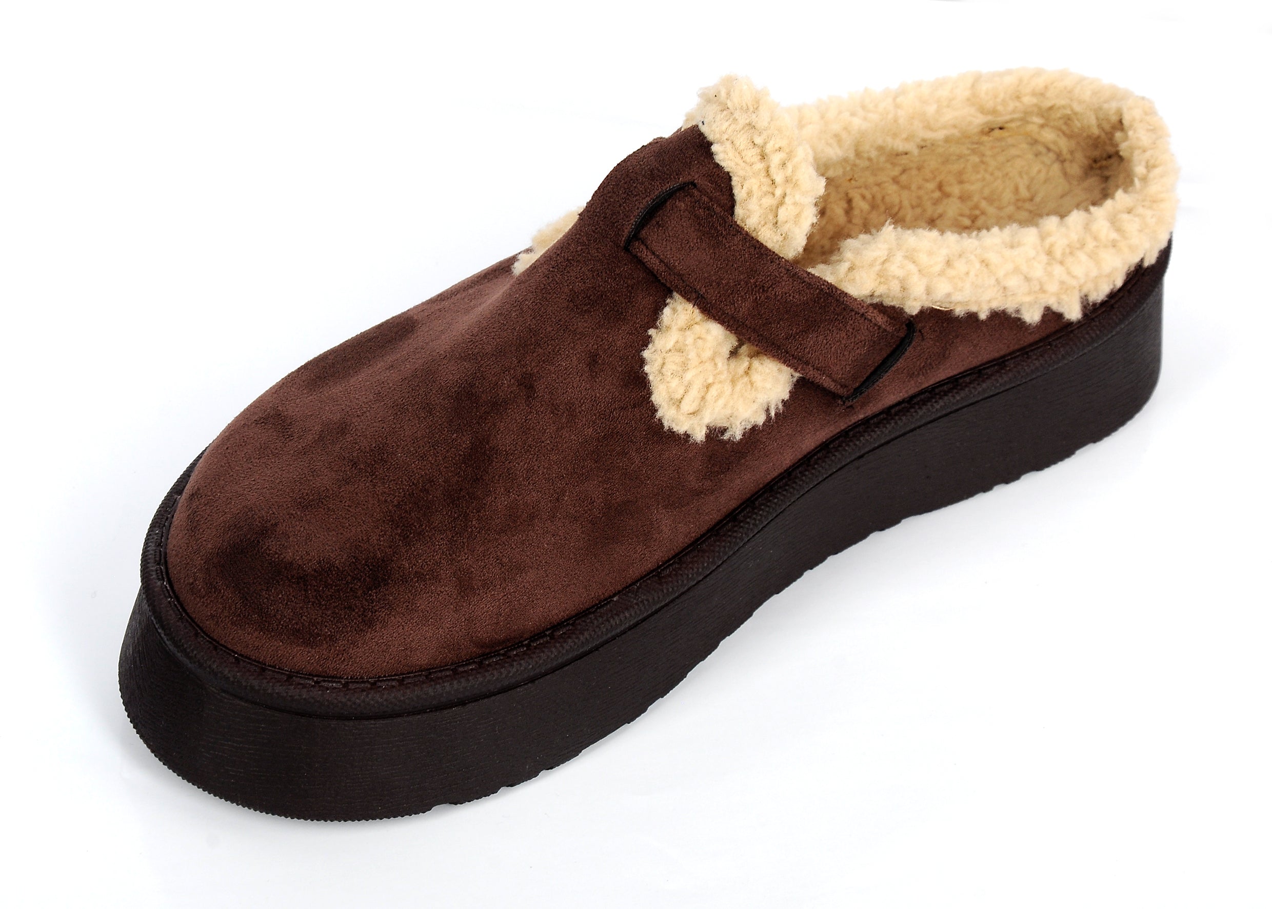 Glamorous Teddy Mules