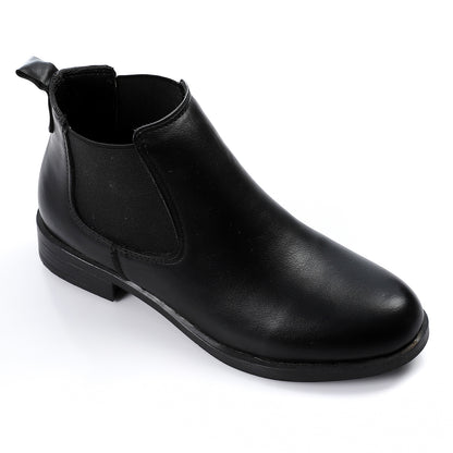SEQWL square toe block heel ankle boots