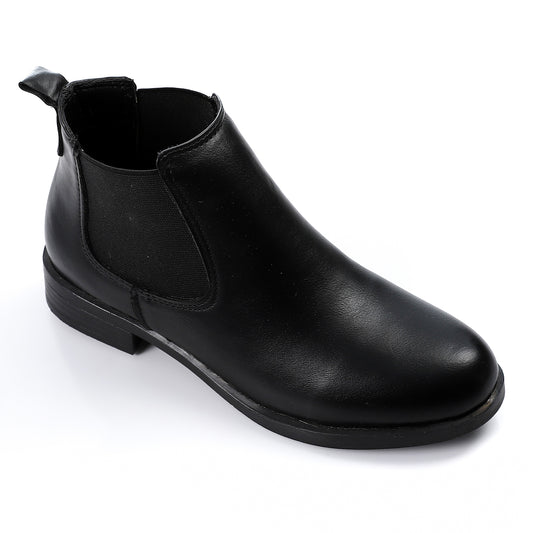 SEQWL square toe block heel ankle boots