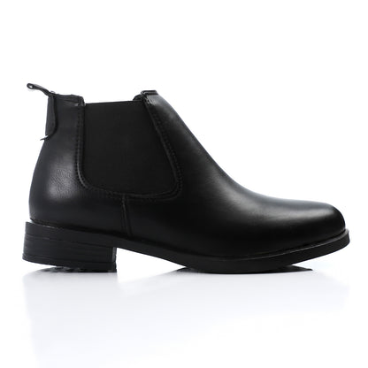 SEQWL square toe block heel ankle boots