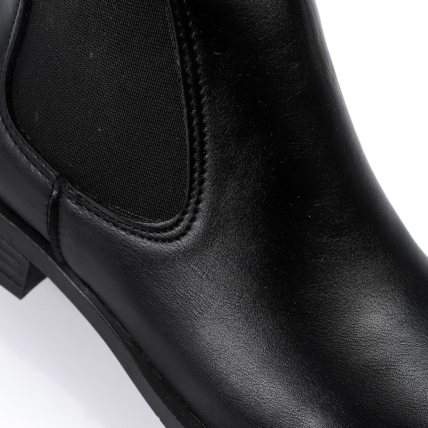 SEQWL square toe block heel ankle boots