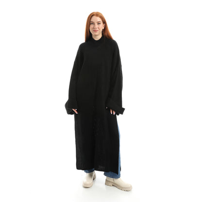 Oversized Neck Maxi Dress