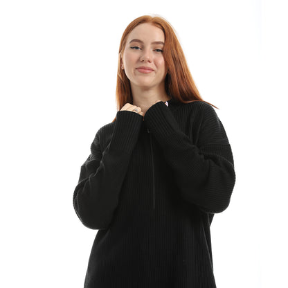 Cable Detail Midi Dress