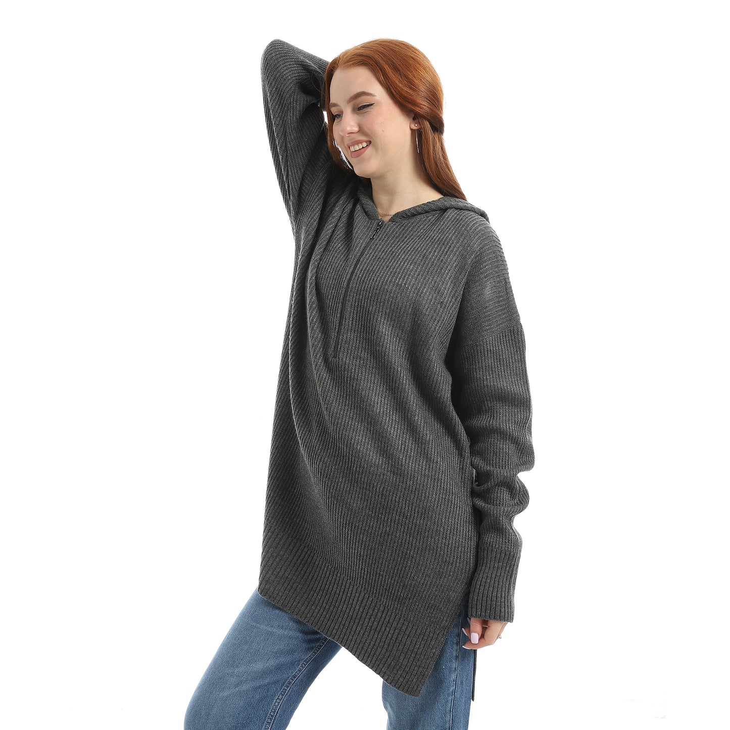 Cable Detail Midi Dress