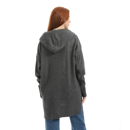 Cable Detail Midi Dress