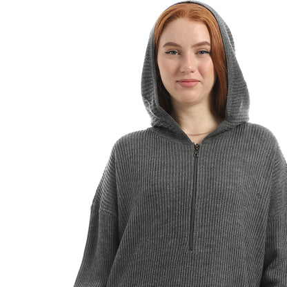 Cable Detail Midi Dress