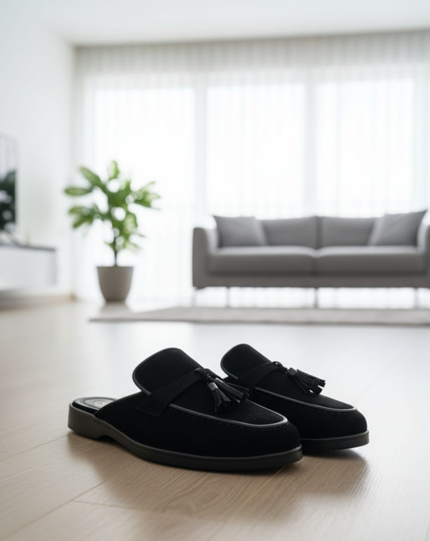The Heirloom Suede Slide