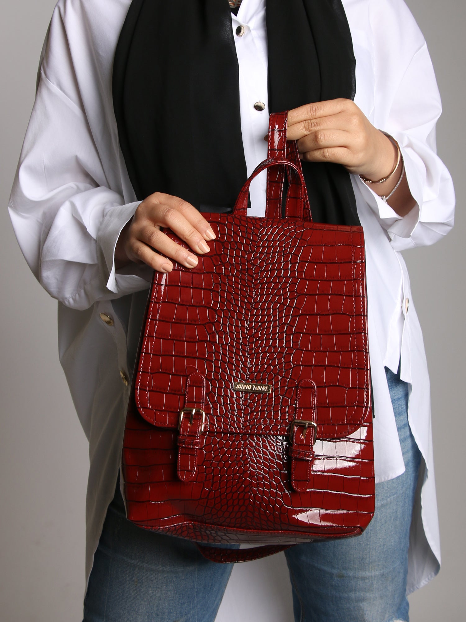 ST Signature Leather Backpack