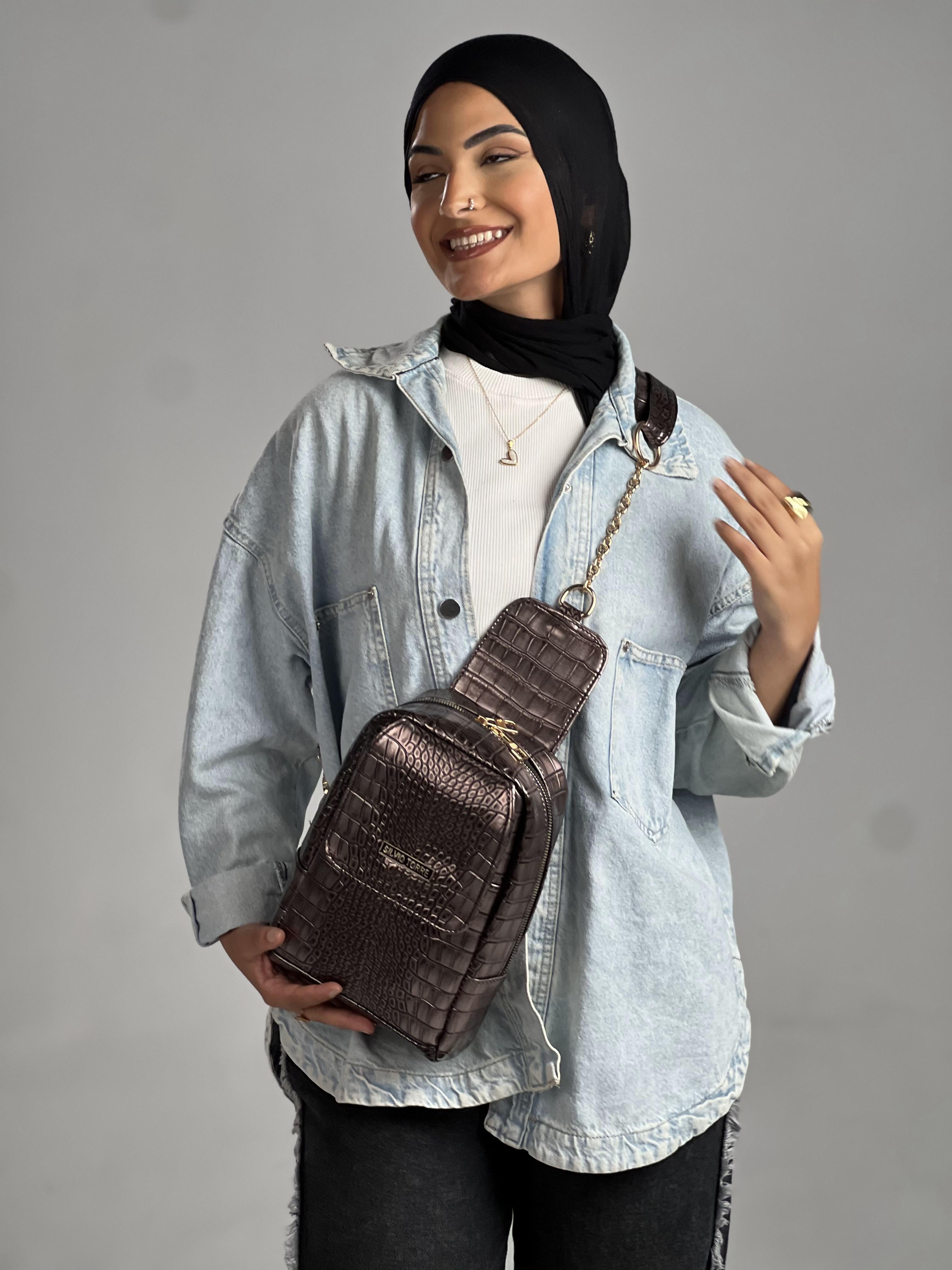 ST Signature Leather Crossbody Bag