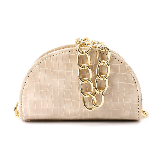 HAND TO CROSS MINI BAG HALF ROUND