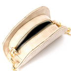 HAND TO CROSS MINI BAG HALF ROUND