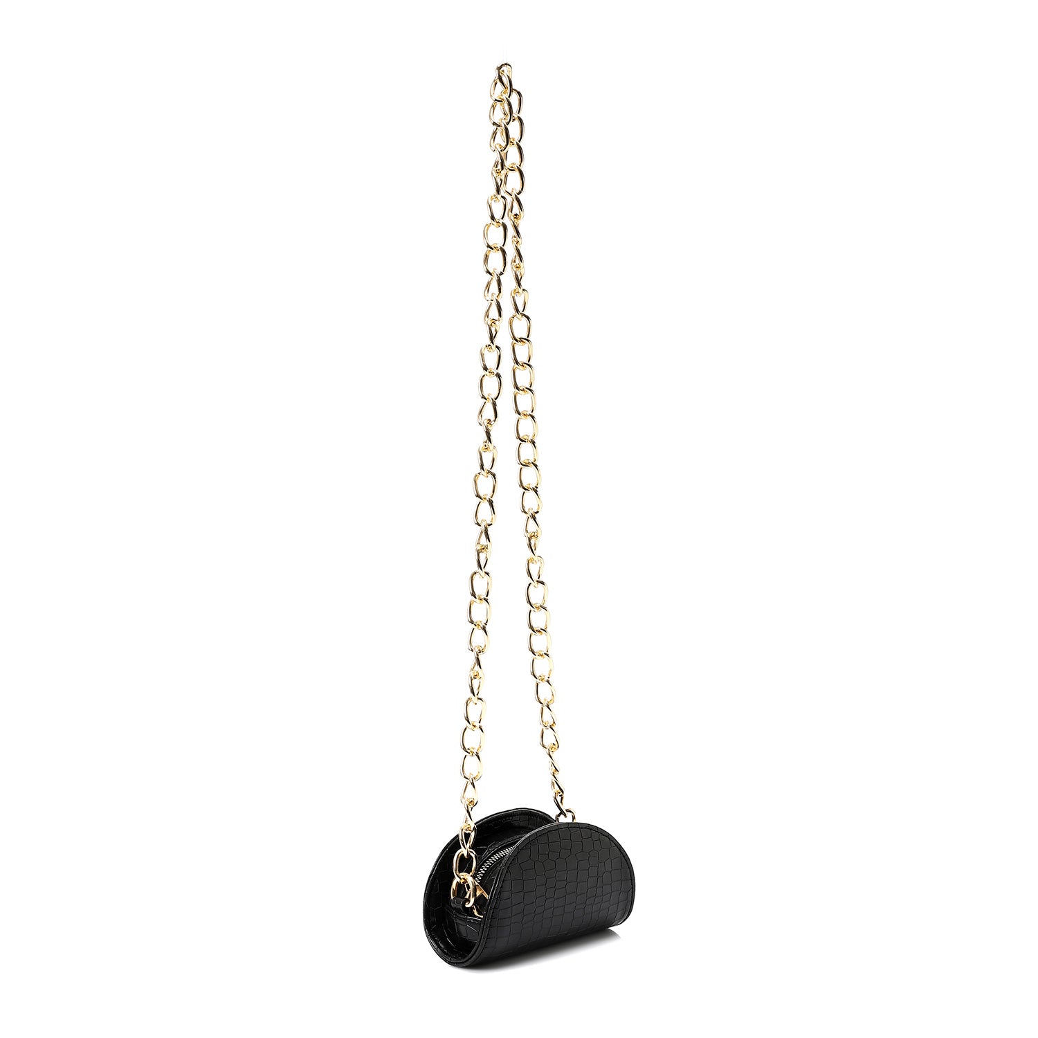 HAND TO CROSS MINI BAG HALF ROUND