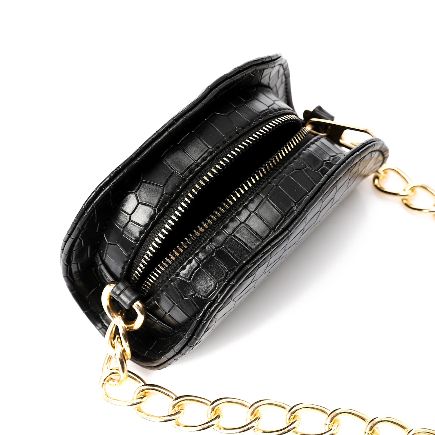 HAND TO CROSS MINI BAG HALF ROUND