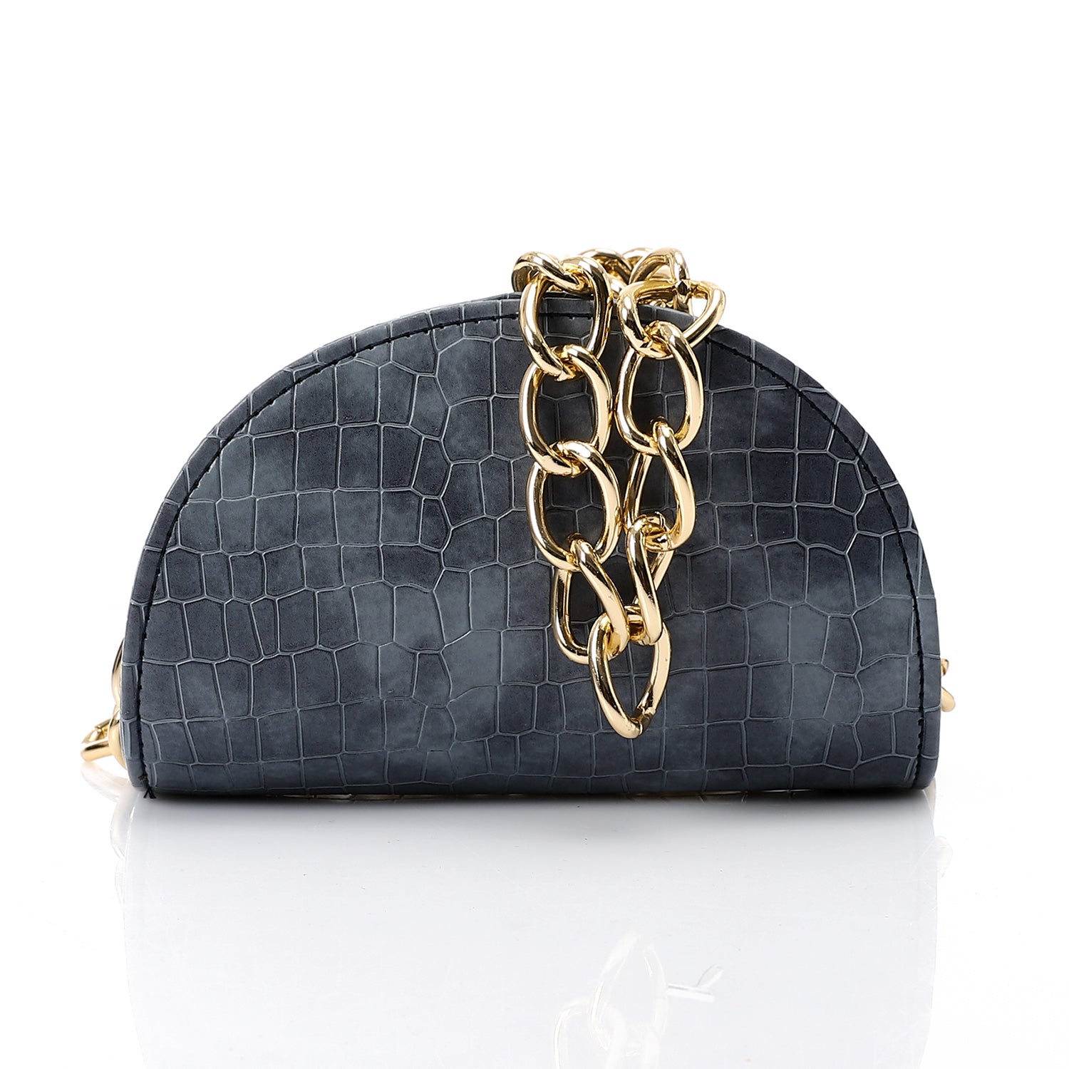 HAND TO CROSS MINI BAG HALF ROUND