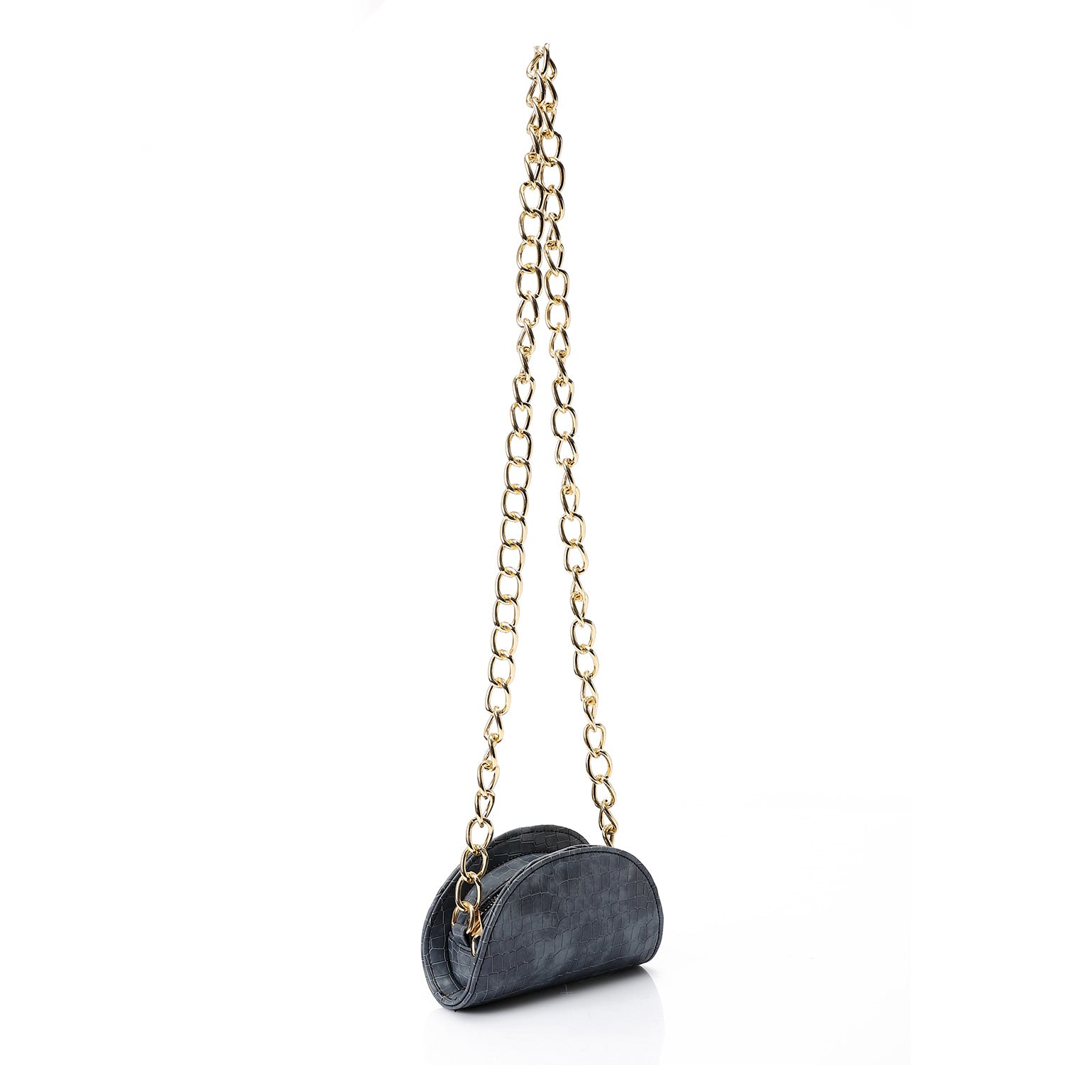 HAND TO CROSS MINI BAG HALF ROUND