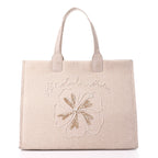 Accessorize Large Beach Straw Tote Bag